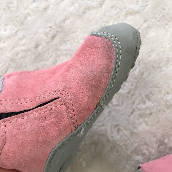 My First Merrell Baby Girl Shoes Pink Gray 3-6M - Picture 9 of 10